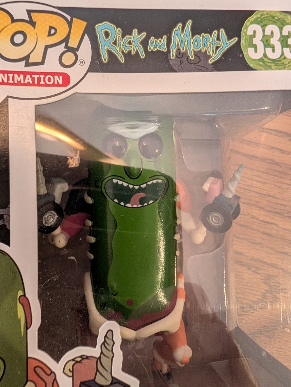Funko Pickle Rick Vinyl Figure - Green, White, Black